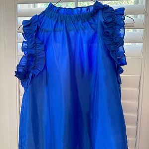 Silk Ruffle Blouse
